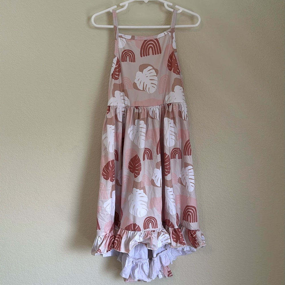 NWOT Sweet Sweet Honey Rainbow Monstera Stella Dress